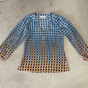 robert graham bejeweled blouse